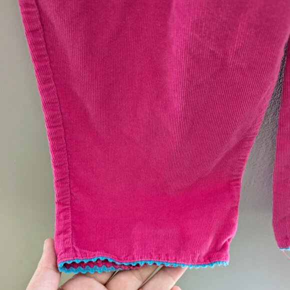 Little Girls 2 Piece Outfit Set Pink Corduroy Pants and Jumper Cupcakes Size 5 - Picture 6 of 7